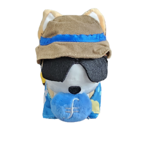 Tourist Corgi Plushie