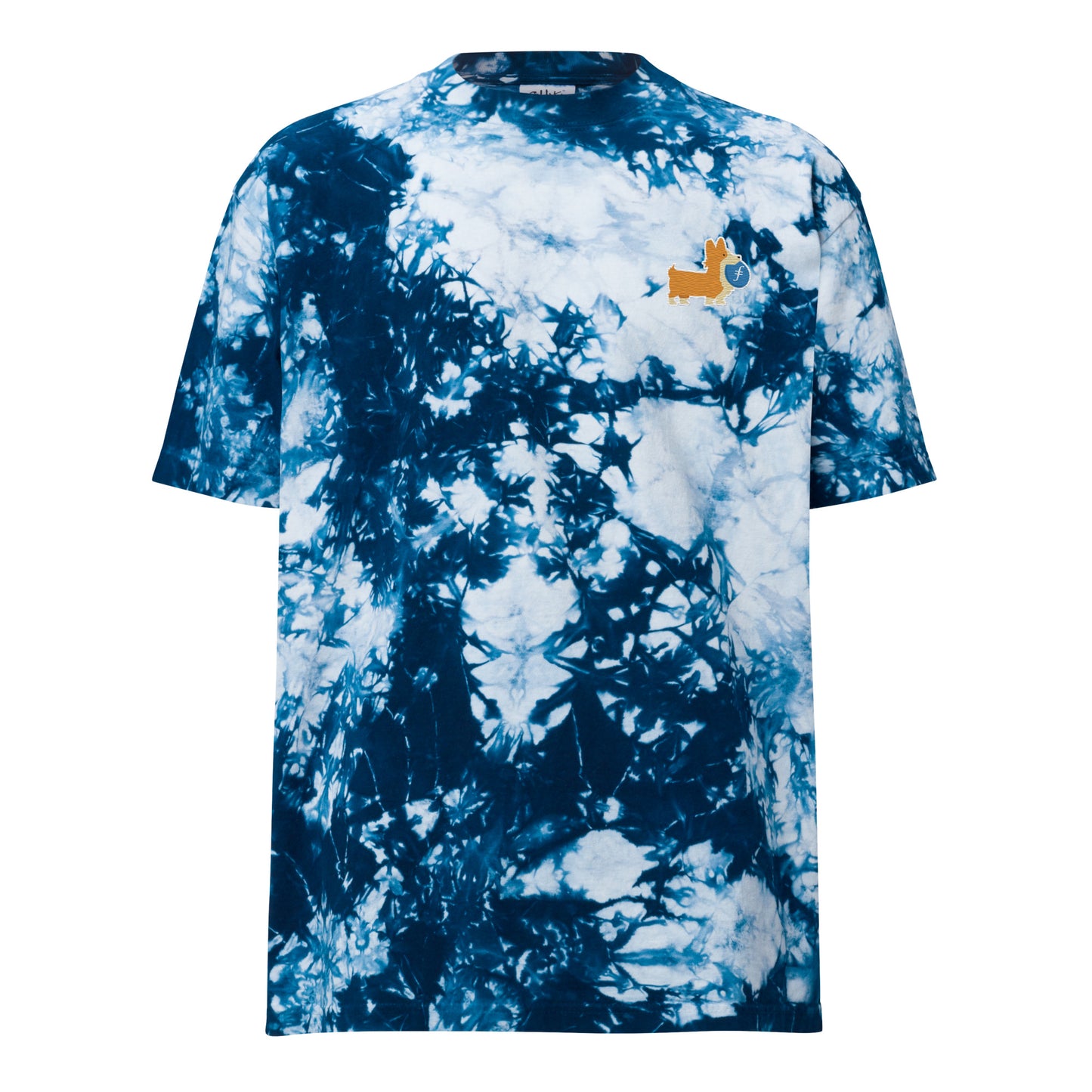 Filecoin Corgi Oversized tie-dye t-shirt