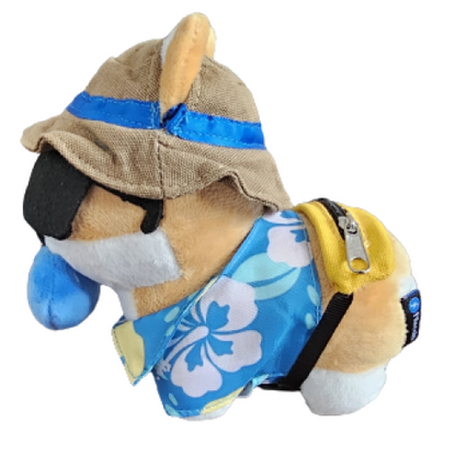 Tourist Corgi Plushie