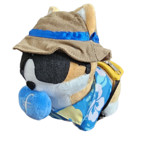 Tourist Corgi Plushie