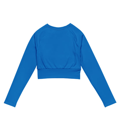 Filecoin Corgi Recycled long-sleeve crop top