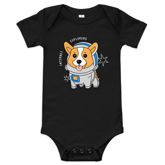 Baby Corgi short sleeve one piece