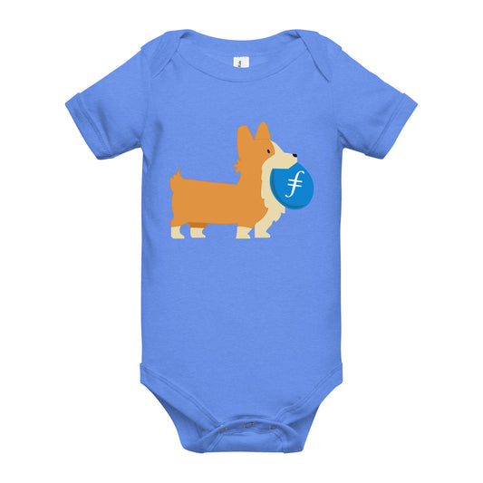 Corgi Baby short sleeve one piece