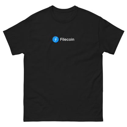 "Ask Me About Filecoin" Unisex classic black tee