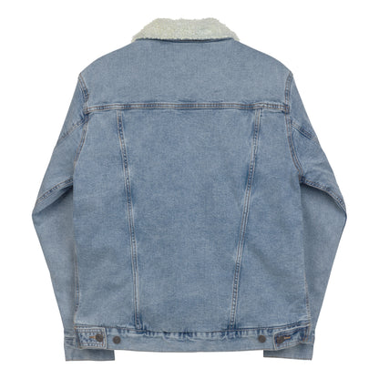 Filecoin Unisex denim sherpa jacket