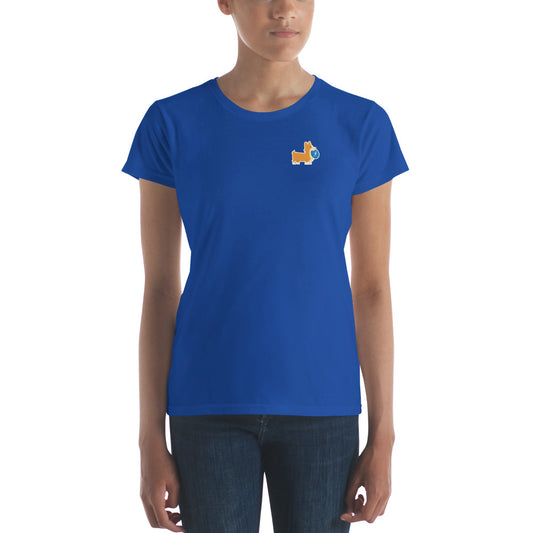 Filecoin Corgi women's short sleeve t-shirt